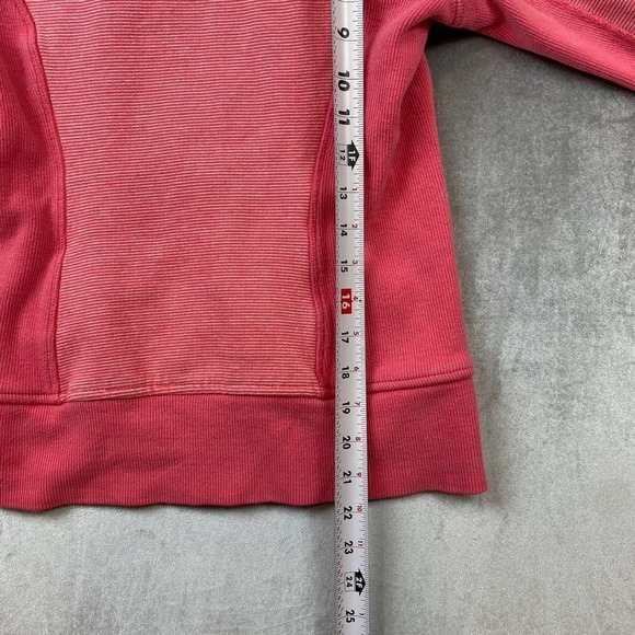 Lululemon Scuba Hoodie Pink Stripe Zip Up Womens Size 6 - Picture 4 of 7